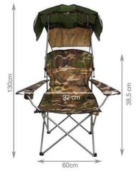 Rybárske kreslo camo Panama