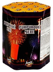 Kompaktní ohňostroj Purpurové nebe 19 ran / 30 mm