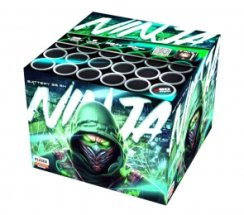 Kompaktní ohňostroj Ninja 36 ran / 20 mm Kompaktní ohňostroj Ninja 36 ran / 20 mm