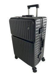 Sada prémiových cestovních zavazadel černá 2ks