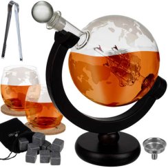 Karafa globus sada na whisky