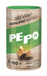 PE-PO dřevěný podpalovač kostičky PEFC 100 ks PE-PO dřevěný podpalovač kostičky PEFC 100 ks
