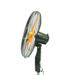 Stojanový ventilátor 50cm černo oranžový