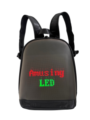 LED batoh s displejem 33×27 cm – kompaktní chytrý batoh s vlastním textem