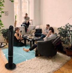 Sloupový ventilátor Carruzzo 120cm černý