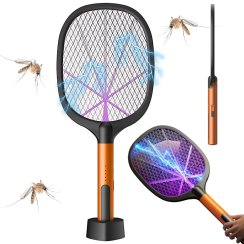 Moderní elektrická plácačka na hmyz a uv lampa