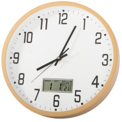 Nástěnné hodiny bežové 30cm