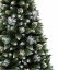 melý vianočný stromček Borovica strieborná s kryštálmi ľadu - Výška stromčeka: 120cm