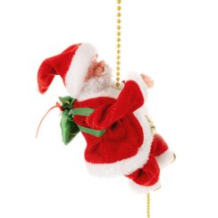 Vánoční dekorace Santa na laně