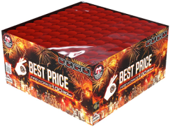 Kompaktní ohňostroj Best price Wild fire 100 ran / 20mm