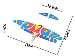 Polystyrénové letadlo s elektromotorem LED 27cm