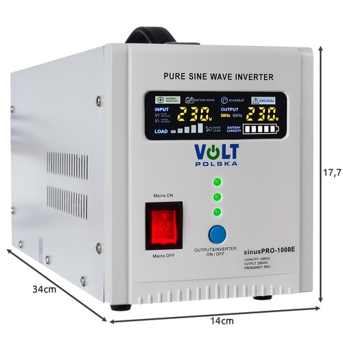Záložný zdroj Volt 1000E 12V/230V