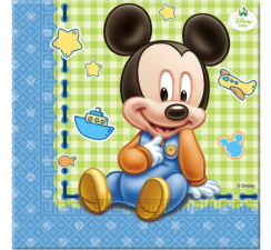 Papírové ubrousky Mickey baby 20ks