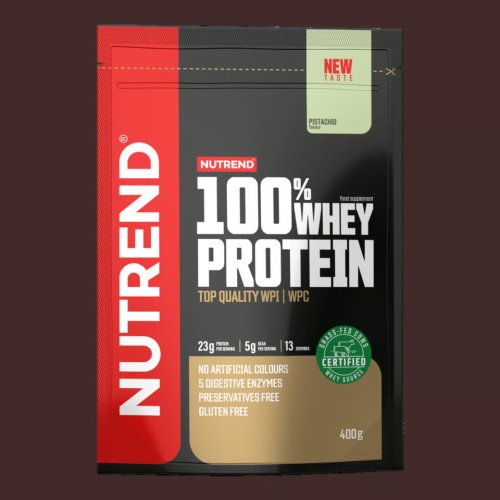 100% Whey Protein Nutrend 400g - Příchuť: banán+jahoda