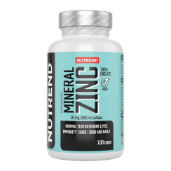 Mineral Zinc 100% Chelate 100 kapslí Nutrend
