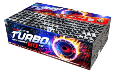 Kompaktný ohňostroj Turbo 80 rán / 20 mm