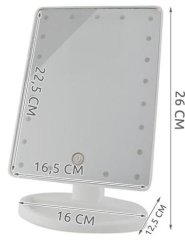 Kozmetické LED zrkadlo