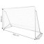 Futbalová bránka s futbalovou sieťou 300x200cm