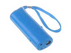 Ultrazvukový odpudzovač psov modrý 3v1