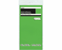 Velký zelený ubrus 274x137cm plastový