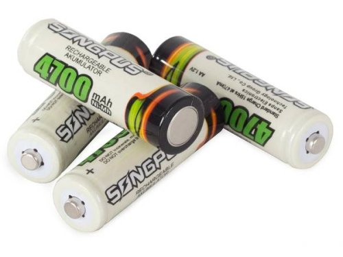 Dobíjecí baterie 4ks 4700mah