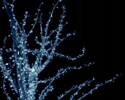 Osvětlení vánočního stromu 500 LED studená bílá