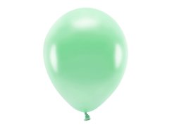 Latexové balónky metalické Eco - mint 10ks 30cm