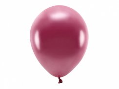 Latexové balónky metalické Eco - bordo 10ks 30cm