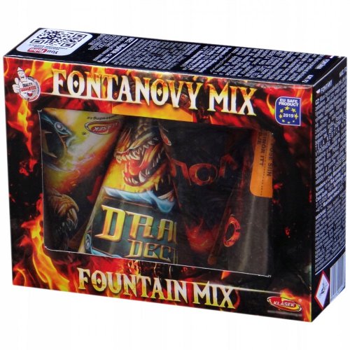 Pyrotechnika fontánový mix 4ks