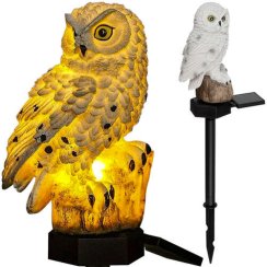 Solární zahradní lampa Sova