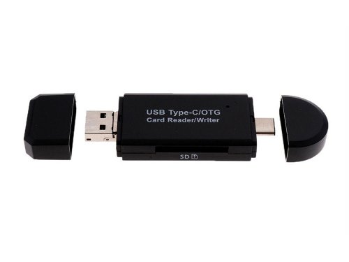Čtečka karet sd microsd tf usb usb-c micro usb 3v1