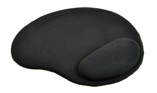 Ergonomická podložka pod myš čierna