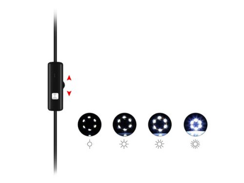 Endoskopická kamera android pc usb 5m led