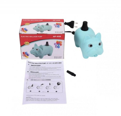 Elektrická pumpa na balónky modrý pes