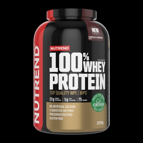100% Whey Protein Nutrend 2250g - Příchuť: čokoláda+kakao
