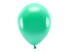 Latexové balónky metalické Eco - zelené 10ks 30cm