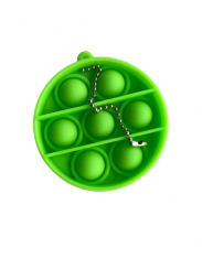 POP IT - prívesok na kľúče kruh zelený