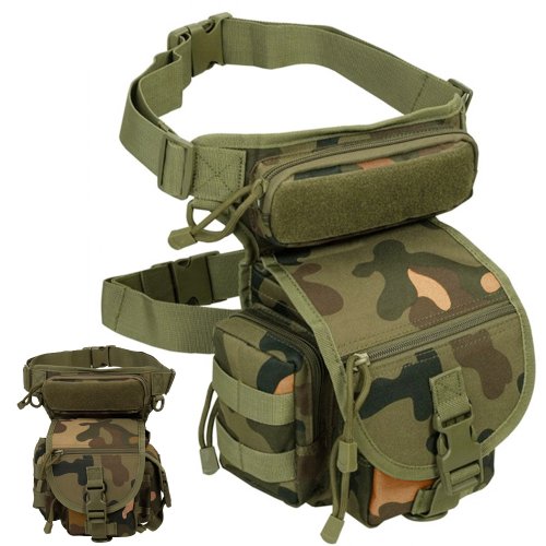 Taktická vojenská taška na nohu