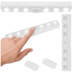 Svetelný LED pruh so senzorom pohybu - suchý zips