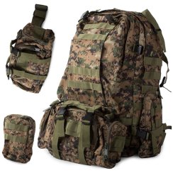 Vojenský survival batoh 48,5l maskačový Vojenský survival batoh 48,5l maskačový