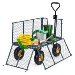 Záhradný prepravný vozík zelený 400kg