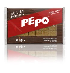 PE-PO dřevěný podpalovač 40 podpalů FSC