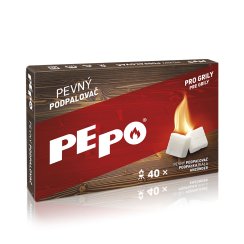 PE-PO pevný podpalovač Premium 40 podpalů