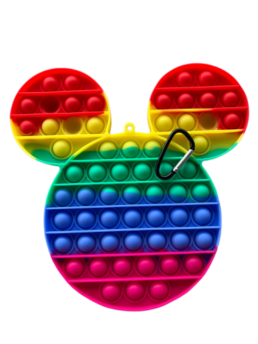 Pop It antistresová hračka Mickey rainbow