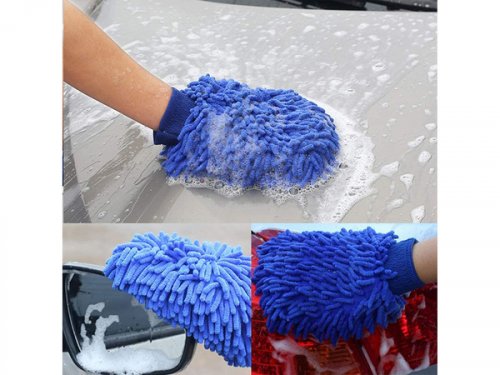 Rukavice z mikrovlákna na čistenie auta