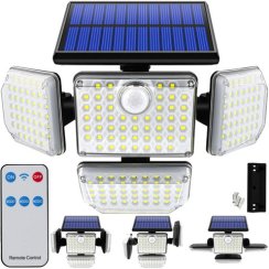 Solární lampa s venkovním panelem 181 LED Solární lampa s venkovním panelem 181 LED