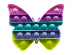 Pop It antistresová hračka Motýl barevný