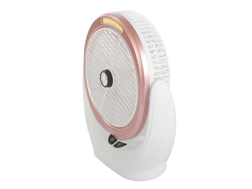 Bezdrátový stolní ventilátor LED - Barva: Stříbrná