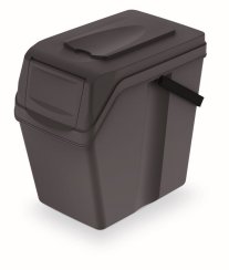 Odpadkový kôš SORTIBOX II antracit, objem 25l