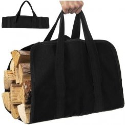 Textilní taška pro nošení dřeva